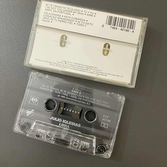 Julio Iglesias –Libra Cassette Tape VG+ C43 - Picture 2 of 2